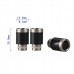 STAINLESS STEEL & CARBON FIBER WIDE BORE DRIP TIP